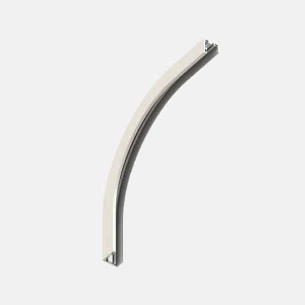 File Flex sistema - Curva tipo B in estruso di alluminio