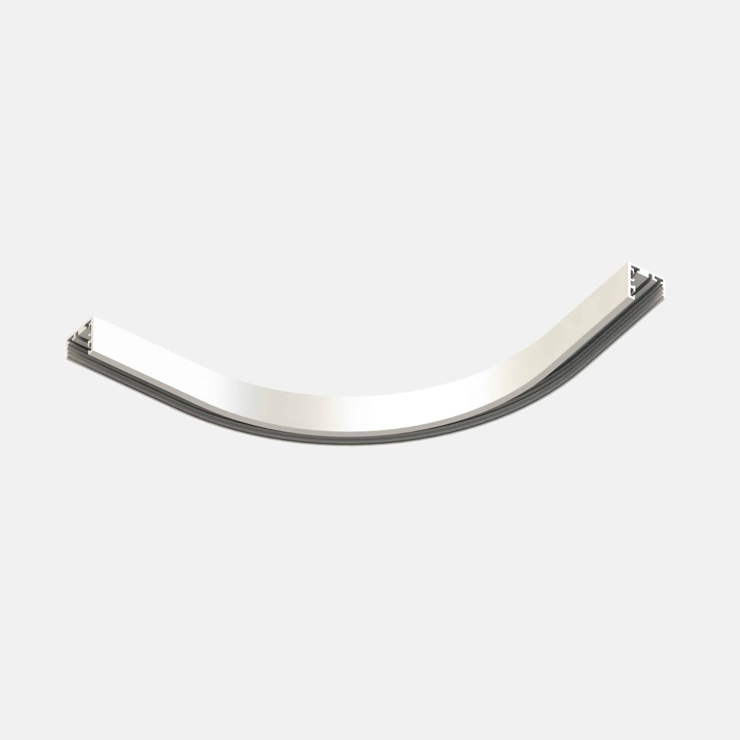 File Flex sistema - Curva tipo C in estruso di alluminio