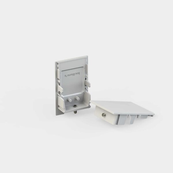 Coppia di testate per profilo 40mm