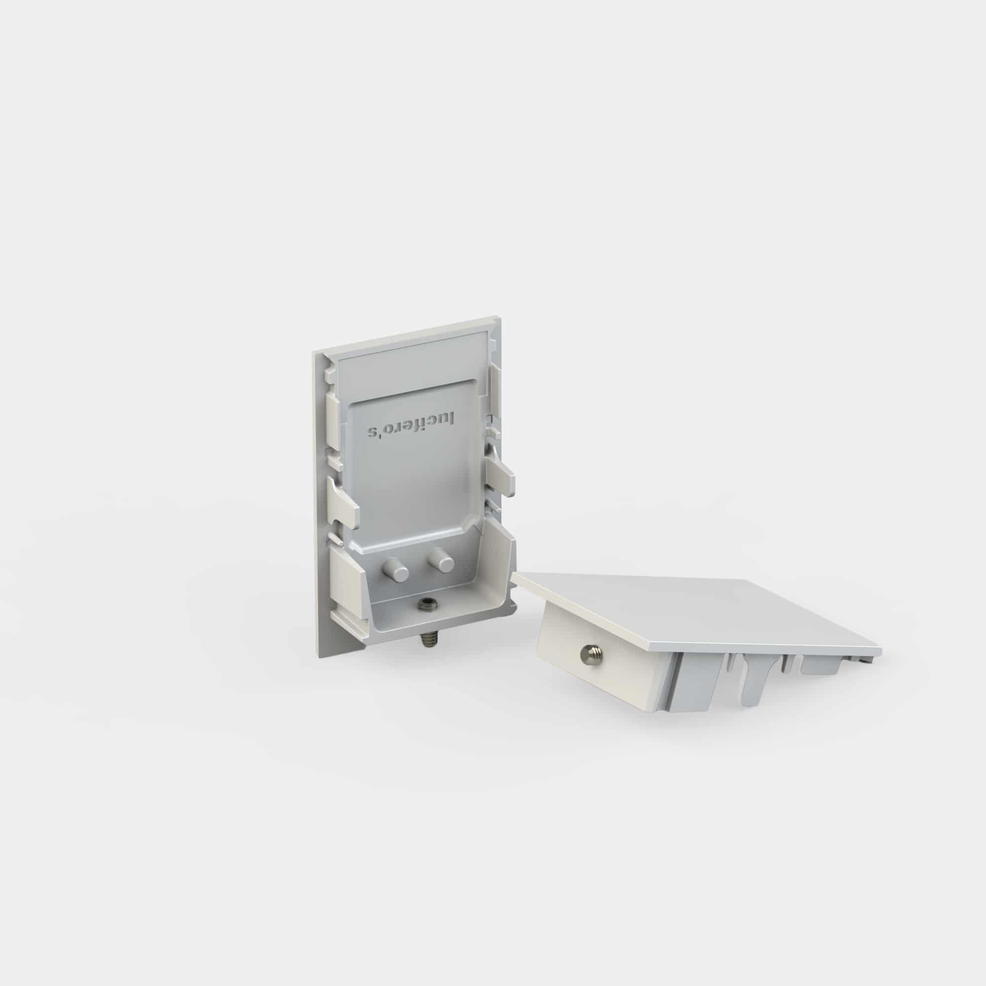 Coppia di testate per profilo 40mm