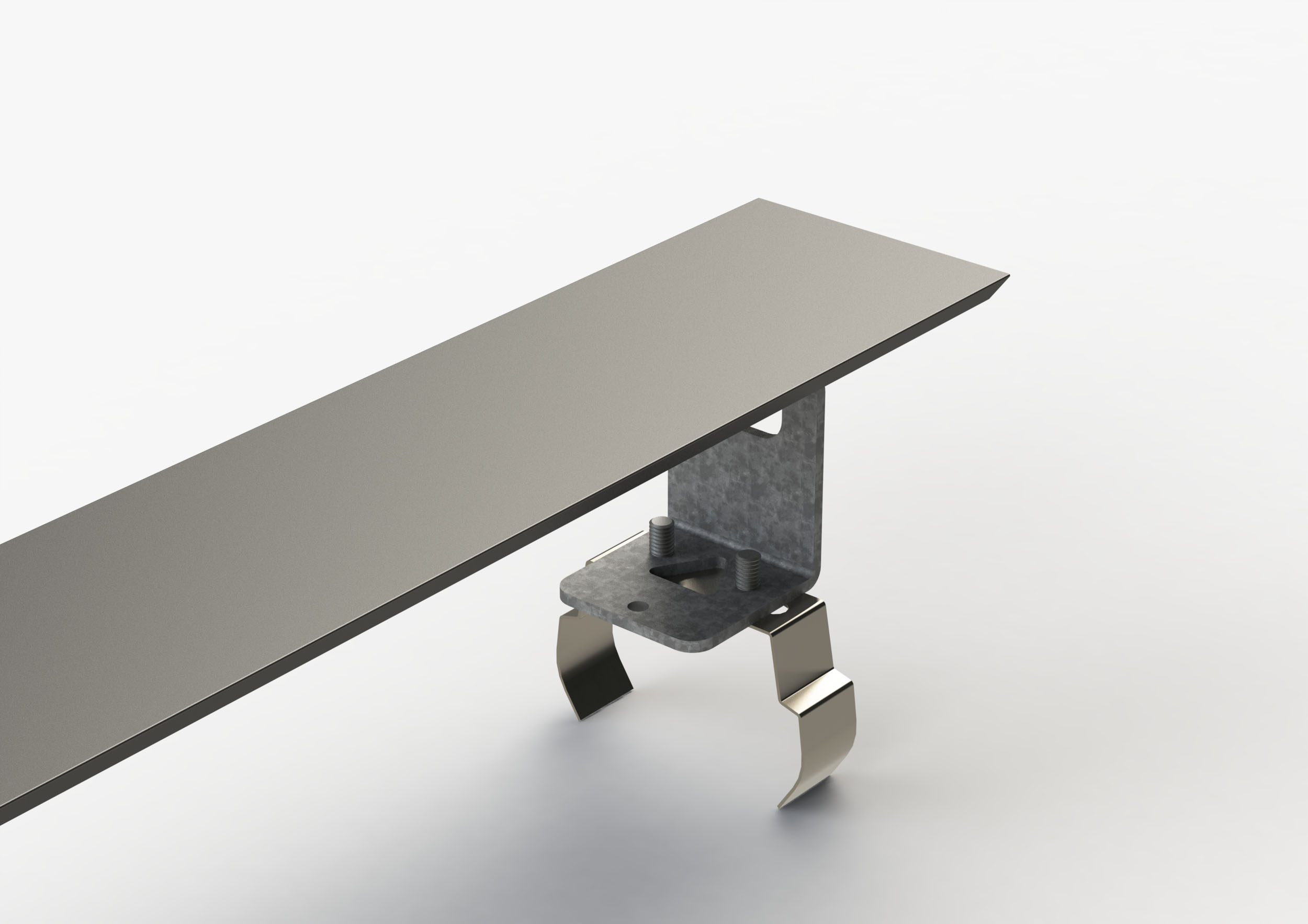 Piastra di chiusura in estruso di alluminio 40 mm