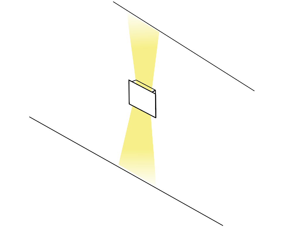 Manine outdoor diffused biemissione parete - immagine 2